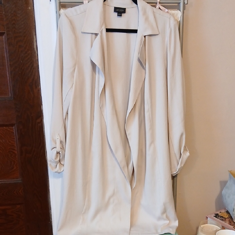 Never Worn J.Jill Cream Duster Sz LARGE